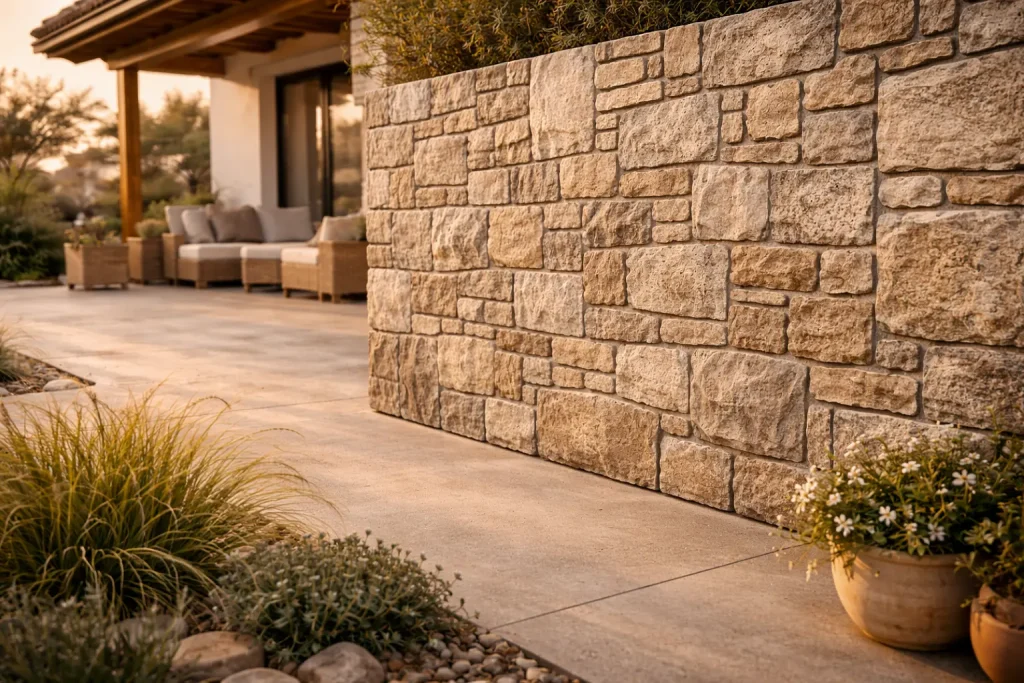 hormigon impreso vertical madrid muro